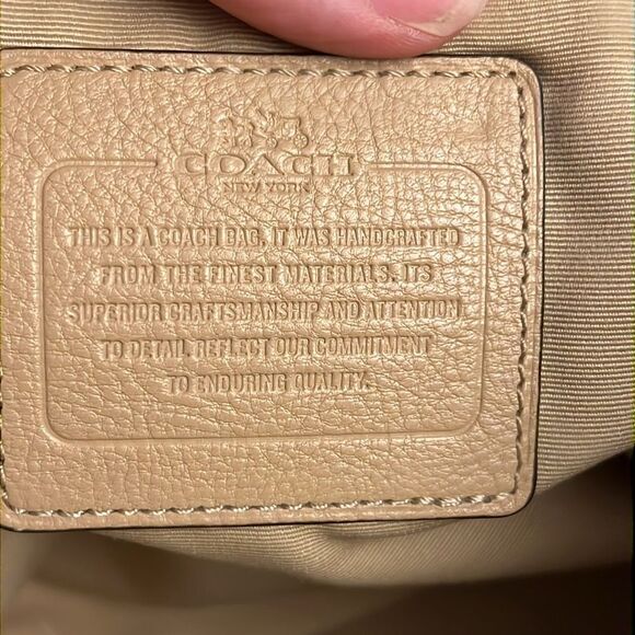 COACH bag with Chain straps detail. See pictures for corner wear. *HOST PICK - Picture 9 of 14